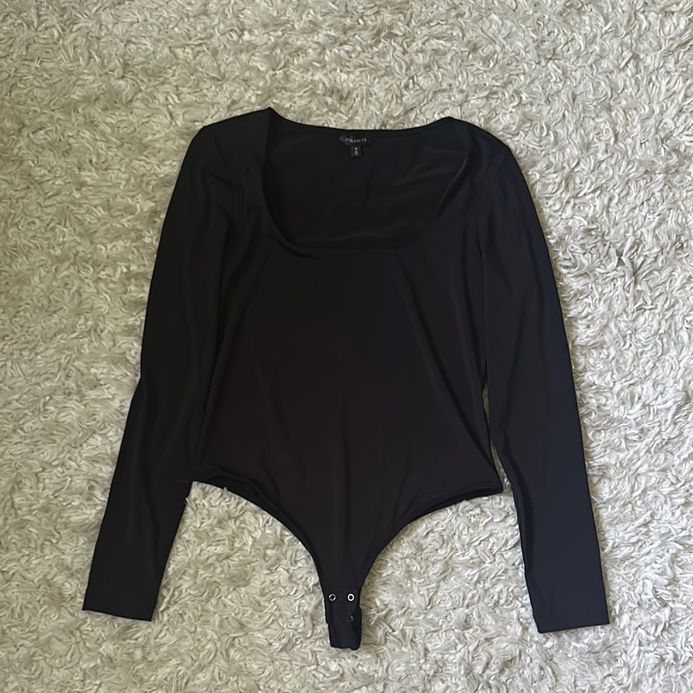 Black Long Sleeve Bodysuit